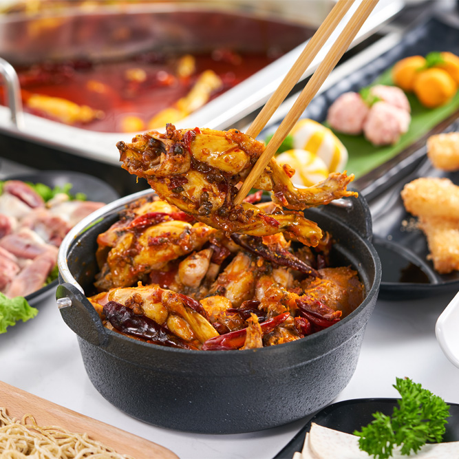 Buffet Lẩu JiangHu mang phong cách Trung Hoa