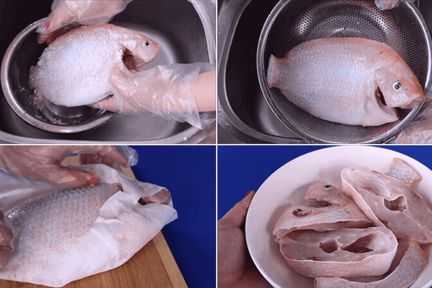 Cách sơ chế cá diêu hồng sạch mùi tanh mẹ nên biết