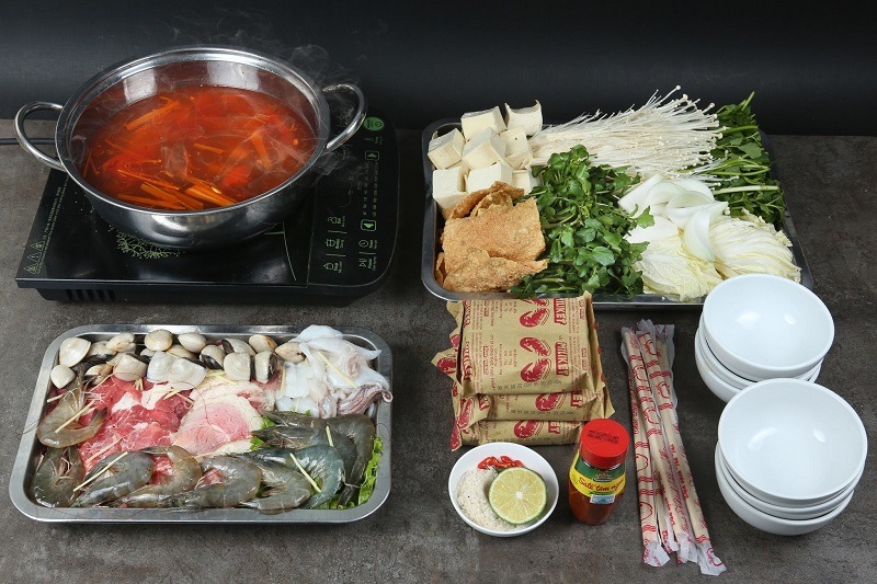 Cách Nấu Lẩu Kim Chi Nước Hàn Chua Cay Đúng Vị | June Noodle House